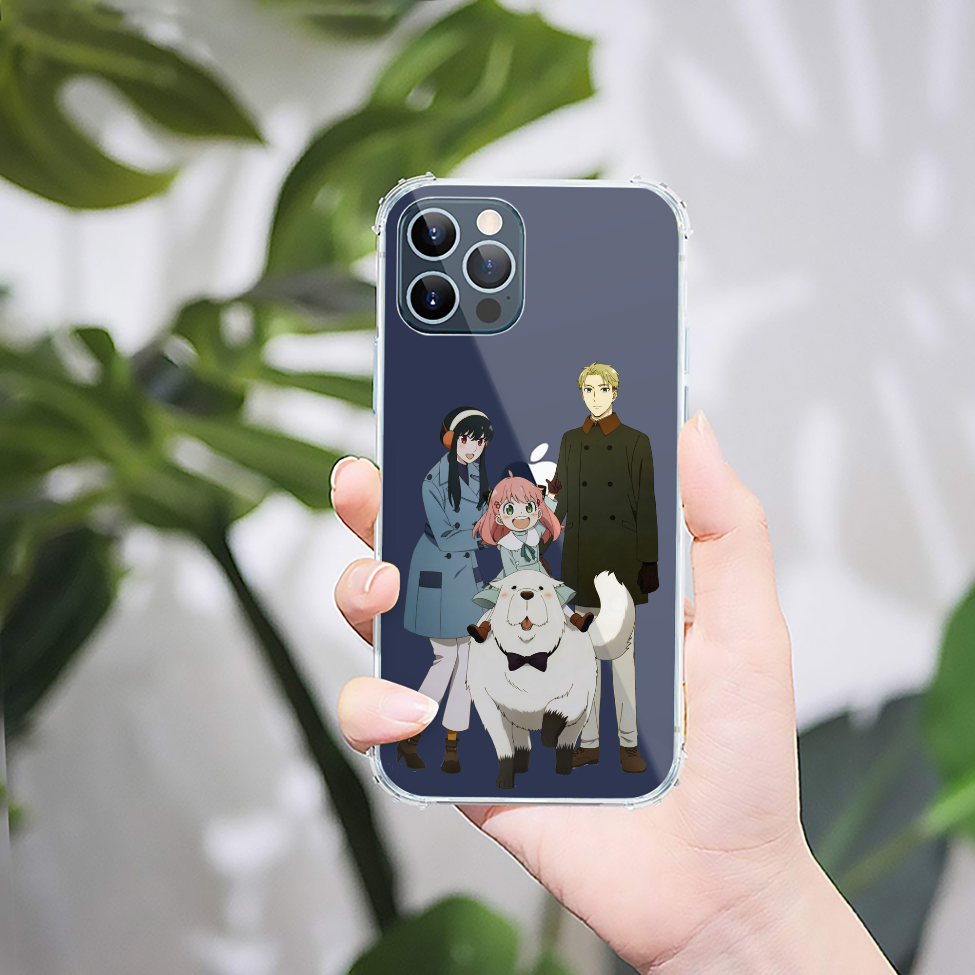 （画像用） SPY×FAMILY间谍家家酒 【iPhone 12シリーズ対応】透明スマホケース（クリアソフトケース）